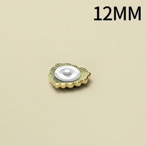 12mm Love Sun Triangle Metal snap button  DIY jewelry