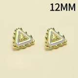 12mm Love Sun Triangle Metal snap button  DIY jewelry