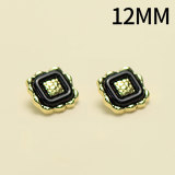 12mm Love Sun Triangle Metal snap button  DIY jewelry