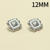 12mm Love Sun Triangle Metal snap button  DIY jewelry