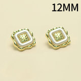 12mm Love Sun Triangle Metal snap button  DIY jewelry