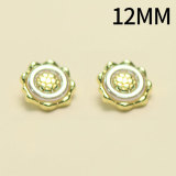 12mm Love Sun Triangle Metal snap button  DIY jewelry
