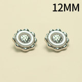 12mm Love Sun Triangle Metal snap button  DIY jewelry