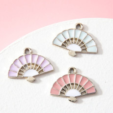 10pcs/lot  High-quality Alloy Fan accessories pendant bracelet key chain pendant