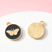 10pcs/lot  High-quality Alloy Butterfly coin jewelry pendant pendant bracelet pendant