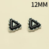 12mm Love Sun Triangle Metal snap button  DIY jewelry