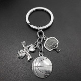 Key Chain Football Basketball Football Baseball Cheerleaders Alloy Key Chain