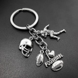 Key Chain Football Basketball Football Baseball Cheerleaders Alloy Key Chain
