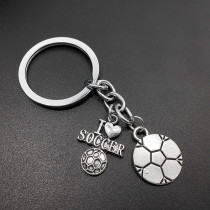 Key Chain Football Basketball Football Baseball Cheerleaders Alloy Key Chain