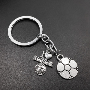 Key Chain Football Basketball Football Baseball Cheerleaders Alloy Key Chain