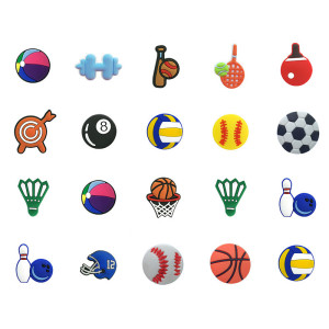 100pcs/lot  Kid junior adult style silicone bracelet  ball game PVC luminous cartoon accessories creative Cartoon