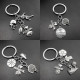 Key Chain Football Basketball Football Baseball Cheerleaders Alloy Key Chain