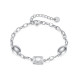 Stainless steel zircon bracelet