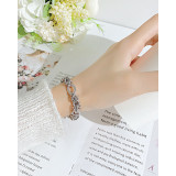 Stainless steel geometric bracelet