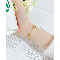 Stainless steel heart loving fritillaria bracelet