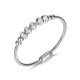 Stainless steel ball zircon magnetic clasp bracelet
