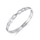 Stainless steel zircon bracelet