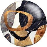 20MM pattern Print glass snaps buttons  DIY jewelry