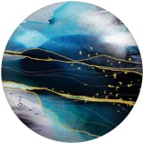 20MM  pattern Print glass snaps buttons  DIY jewelry