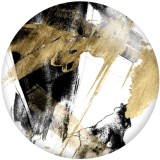 20MM pattern Print glass snaps buttons  DIY jewelry