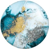 20MM  pattern Print glass snaps buttons  DIY jewelry