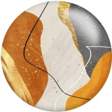 20MM pattern Print glass snaps buttons  DIY jewelry