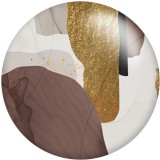 20MM pattern Print glass snaps buttons  DIY jewelry