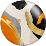 20MM pattern Print glass snaps buttons  DIY jewelry
