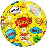 20MM POW BOOM WOW words Print glass snaps buttons  DIY jewelry