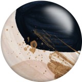 20MM  pattern Print glass snaps buttons  DIY jewelry