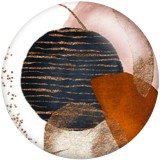20MM  pattern Print glass snaps buttons  DIY jewelry