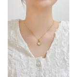 Stainless steel Valentine's Day love necklace