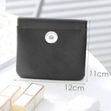 Cable storage bag automatically closes cable headset mini portable digital bag fit 18mm Snaps button jewelry