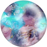 20MM pattern Print glass snaps buttons  DIY jewelry
