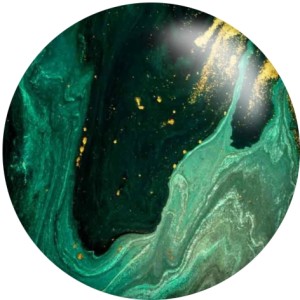 20MM Green pattern Print glass snaps buttons  DIY jewelry