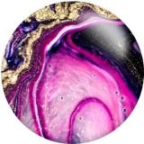 20MM Pink pattern  Print glass snaps buttons  DIY jewelry