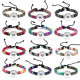 20MM Snaps button jewelry wholesale Ethnic Disturbance Simi Yafeng Colorful Wax Rope Bracelet
