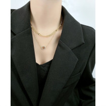 Stainless steel multi-layer life tree necklace