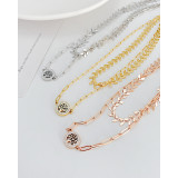 Stainless steel multi-layer life tree necklace