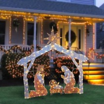 Christmas Decoration Happy Halloween Thanksgiving Day Home Decoration of a Family of Three