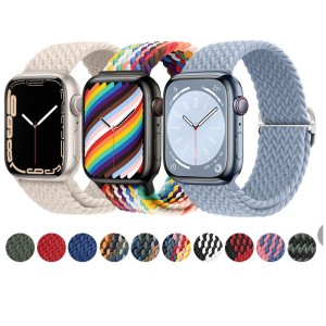 38/40/41mm Apple strap is applicable to apple iwatch1234567 adjustable nylon woven watch strap (excluding dial)