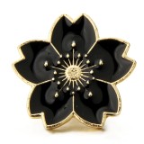 20MM black design Rhinestone enamel Metal  snap button charms