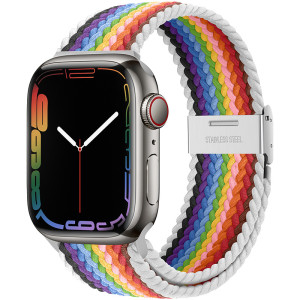 38/40/41mm Apple strap is applicable to apple iwatch1234567 adjustable nylon woven watch strap (excluding dial)