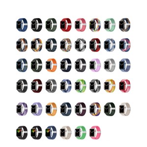38/40/41mm Apple strap is applicable to apple iwatch1234567 adjustable nylon woven watch strap (excluding dial)