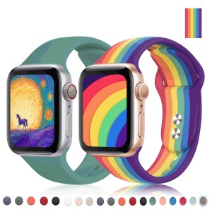 38/40/41mm Apple iwatch Breathable  silica gel Watch Band is suitable for applewatch8 with ultra7/6/5/4/se sports silicone watch band iwatch (excluding dial)