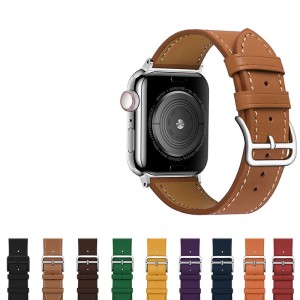 38/40/41mm Applicable to apple iwatch strap business leather buckle apple watch strap iwatch leather strap (excluding dial)