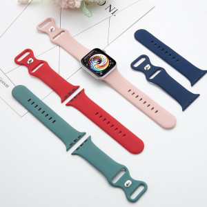 42/44/45mm Apple iwatch Breathable  silica gel Watch Band is suitable for applewatch8 with ultra7/6/5/4/se sports silicone watch band iwatch (excluding dial)
