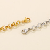 Stainless steel love bracelet necklace set Valentine's Day gift