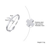 Stainless Steel Handwear Fashion Belief Cross Bracelet