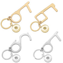 20MM Snaps button jewelry wholesale For epidemic prevention key chain tool, elevator, sanitary key artifact